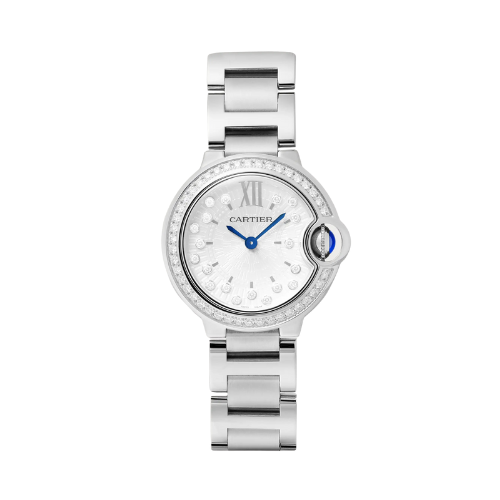 Montre en acier inoxydable Ballon Bleu de Cartier